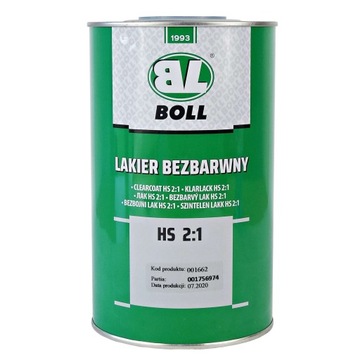 LAKIER BEZBARWNY BOLL HS 2:1 1L. ( DODAJ UTWARDZACZ BOLL001663 )