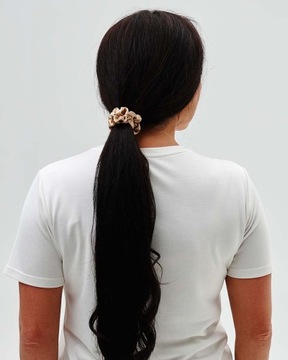 Набор из двух шелковых резинок для волос ALMANIA.