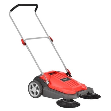 ZAMIATARKA MECHANICZNA DO PIASKU HECHT8065 2 SZCZOTKI ZBIERACZ BRUDU 20 L