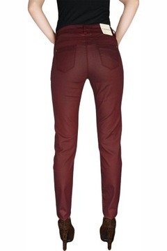 Orsay Woskowane Spodnie Jeansy Rurki Zamki XS 34