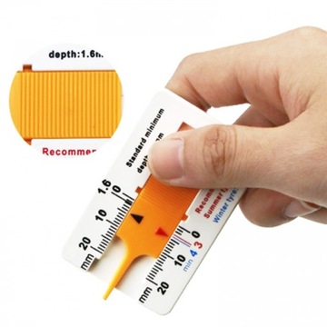 ДИАМЕТР ПРОТИВА ШИНЫ ГЛУБИНА И ВЫСОТА ПРОТЕКТОРА измеритель измерительной ленты