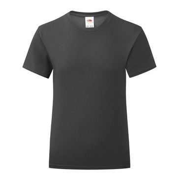 FRUIT DZIEWCZĘCA KOSZULKA T-SHIRT 150T BLACK 152