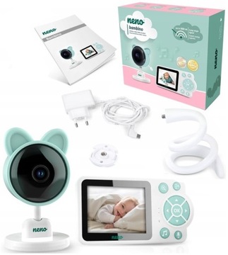 NENO BAMBINO ELEKTRONICZNA NIANIA WIDEO BEZPRZEWODOWA 2,4GHZ Z KAMERĄ