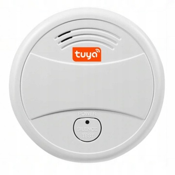 Czujnik Dymu Alarm Pożarowy Smart WiFi TUYA