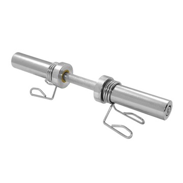 PLATINUM FITNESS GRYF KRÓTKI OLIMPIJSKI GŁADKI 50 CM 50 MM GRYFIK + ZACISKI