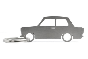 Brelok Trabant stal nierdzewna