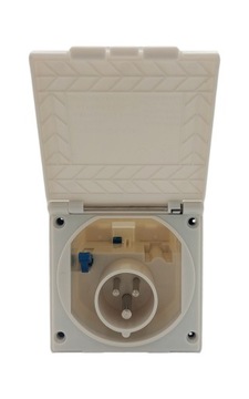 РОЗЕТКА ДЛЯ ВНЕШНЕГО ПОДКЛЮЧЕНИЯ КАМЕРЫ CEE 230 В, БЕЛАЯ