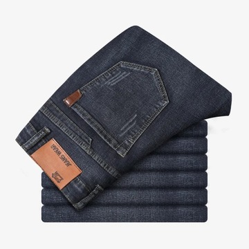 2023 Fall Men's Jeans Korean Style Fashion Slim Da