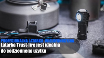 LATARKA CZOŁOWA TRUSTFIRE 1000 LUMENÓW AKUMULATOR