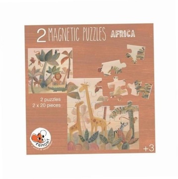 Puzzle magnetyczne Afryka