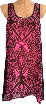 35T Marks&Spencer sukienka tunika szyfonowa S 36