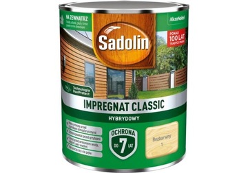 SADOLIN Impregnat classic hybrydowy bezbarwny 4,5l