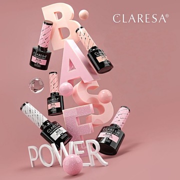 Claresa Power Base Base Pink Hybrid Base с частицами