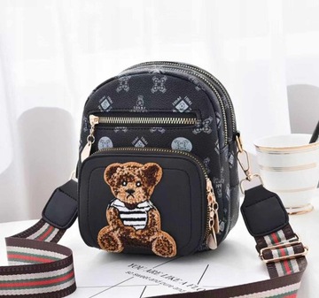 ЖЕНСКАЯ СУМКА MESSAGE, СУМКА НА ПЛЕЧЕ, СУМКА LITTLE BEAR TEDDY BAG ЦВЕТА