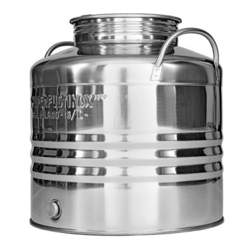 Тумблер из нержавеющей стали объемом 30 литров с краном для чистой воды и сока