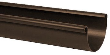 Rynna dachowa brąz fi 125 x 3000 Kaczmarek 125 mm x 3 m Karolina Poznań