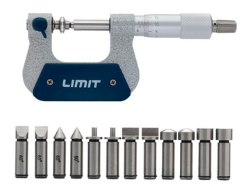 LIMIT 272560103 mikrometr z końcówkami 0- 25mm