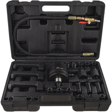 ŚCIĄGACZ WTRYSKIWACZY DIESEL PNEUMATYCZNY WYCIĄGACZ Z ADAPTERAMI MAX 24 EL.