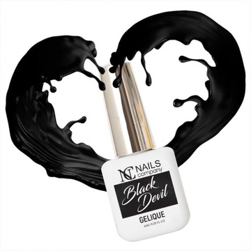 Lakier hybrydowy Nails Company Black Devil 6 ml