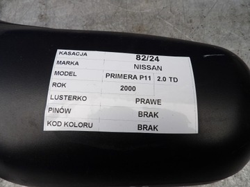 NISSAN PRIME P11 ZRCÁTKO PRAVÉ