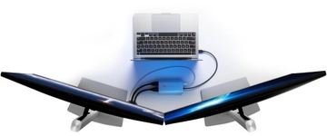 Адаптер OWC USB-C Dual HDMI 4K DisplayLink MacOS M1 M2 M3 Win Intel