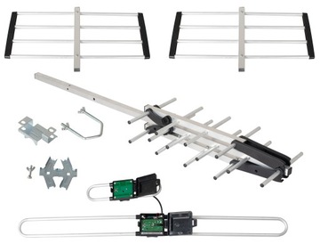 АНТЕННА ДЛЯ ЭФИРНОГО ТЕЛЕВИДЕНИЯ DVB-T2 НАПРАВЛЕННЫЙ КОМБИНИРОВАННЫЙ 4K MUX8 LTE МОЩНЫЙ УСИЛИТЕЛЬ