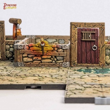 Боевая ролевая игра Dwarven Mine Half-Height Walls