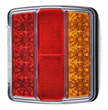 ZESTAW LAMP ŚWIATEŁ LED DO PRZYCZEPKI 7,5M MAGNES