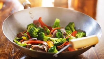 Сковорода Вок, 11 дюймов, китайская углеродистая сталь, 30 см, KK