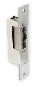 Elektrozaczep rygiel symetryczny z szyldem Zamel RE-215