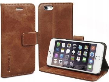 ETUI do IPHONE 6 PLUS 6s PLUS CASE OBUDOWA DBRAMANTE SKÓRA NATURALNA