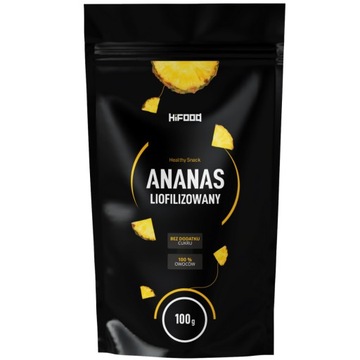 Ананас сублимированный 100г HiFOOD PREMIUM кусочки