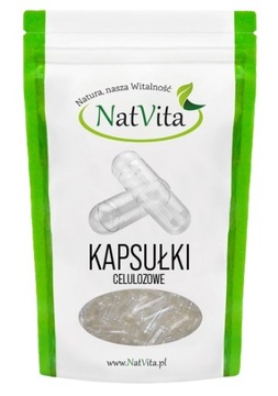 NatVita Puste Kapsułki Celulozowe 0 Bezbarwne 300