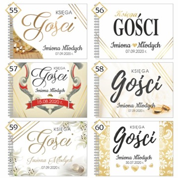 A5 KSIĘGA GOŚCI / 44 strony / Ślub / Wesele
