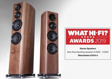 WHARFEDALE EVO 4.4 ЧЕРНЫЙ СО СТИЛЕМ И БЕСКОМПРОМИССНЫМ ЗВУКОМ