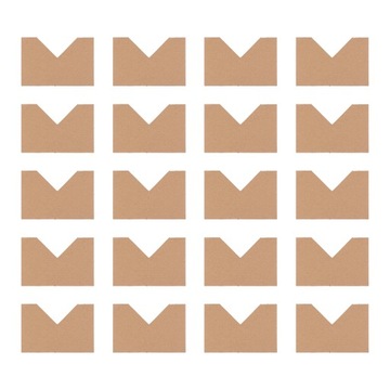 100 SZT. KARTONOWE ZABEZPIECZENIE NAROŻNIKÓW PAPIER KRAFT
