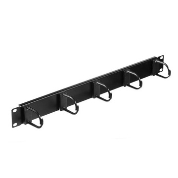 Netrack organizator kabli 19” 1U - czarny