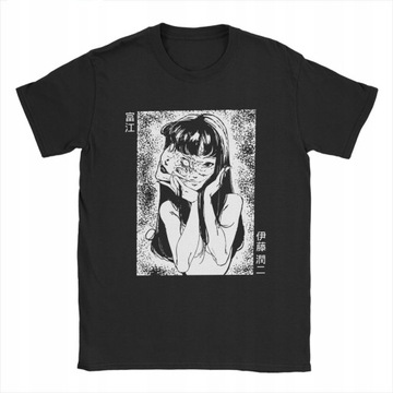 Tomie Junji Ito Men T Shirts Anime,Black,3XL
