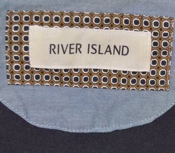 RIVER ISLAND- NA LATO, MODNA KOSZULA- M 39