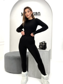 KOMBINEZON MILLAGRO BASIC SLIM CZARNY UNI.