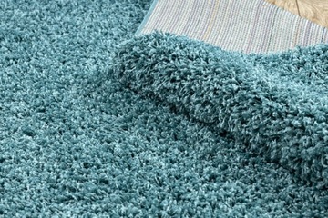 Ковер SOFFI лохматый 120x170 см СИНИЙ #AF093