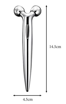 РОЛИКОВЫЙ МАССАЖЕР ДЛЯ ЛИЦА ПОД ГЛАЗАМИ, ШЕЕЙ И ПОДБОРОДКОМ