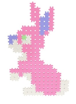 Набор конструкторов Meli Minis Pastel для девочек, 400 шт.