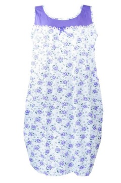 Koszula nocna na ramiączkach szerokie ramiączko roz 5XL/6XL
