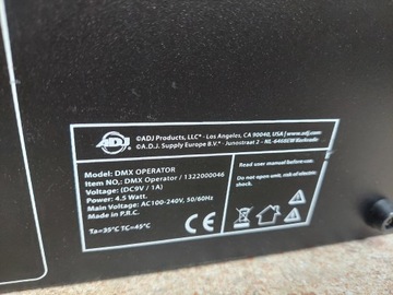 DMX-КОНТРОЛЛЕР ADJ DMX-оператор И DMX-КОНТРОЛЛЕР СВЕТА