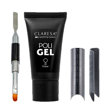 CLARESA Poli Gel 30 г очиститель для двух кистей