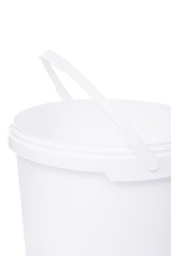 Белое пластиковое ведро объемом 3 литра для ЕДЫ!