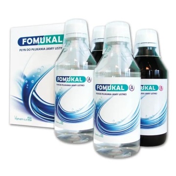 Fomukal Płyny do płukania ust Vipharm 4 szt x225 ml
