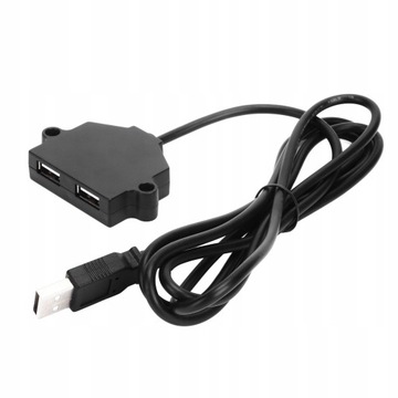 Двойное USB-разъем для зарядки с кабелем длиной 1,5 м, напряжение 5 В.
