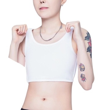 1/2/3/5 Tank Top Tomboy Vest Chest Binder Bielizna